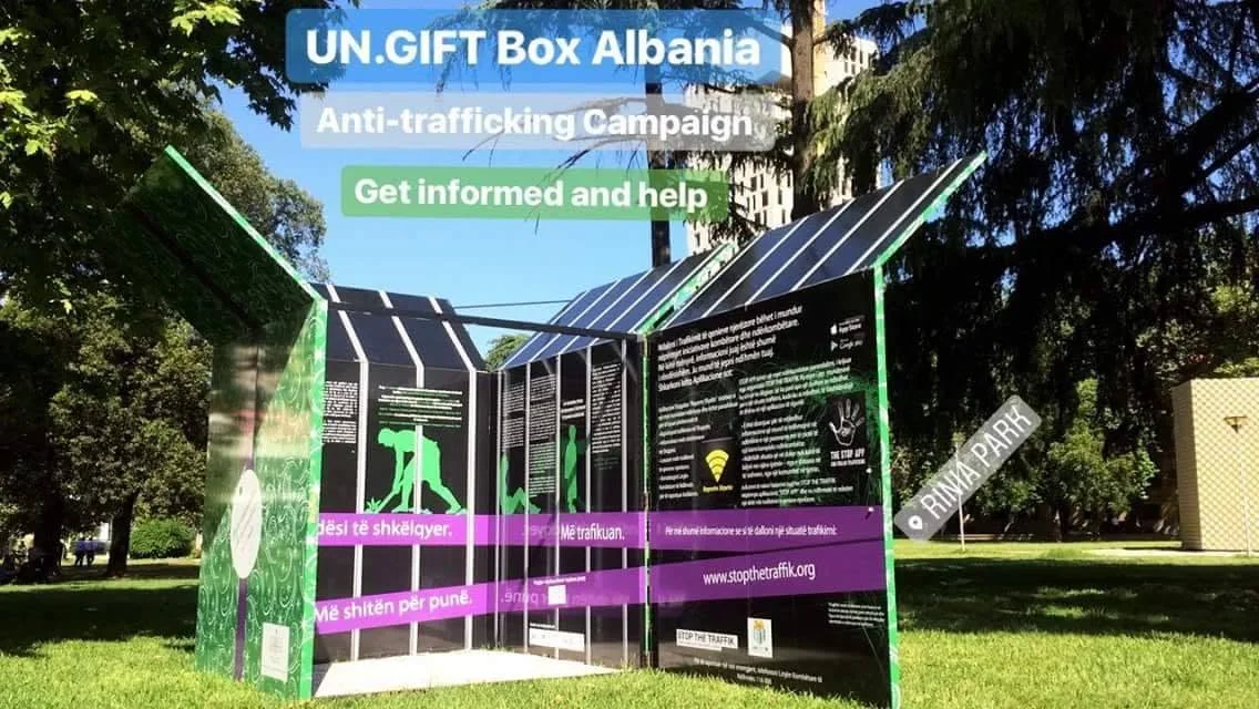 UN Gift Box in Kosovo, Prizren, Kosovo
