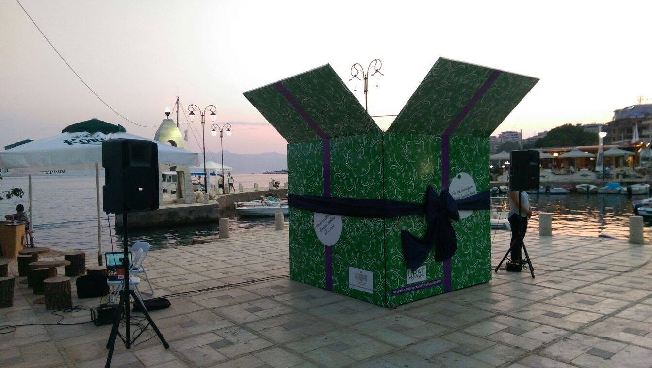 UN Gift Box Anti-Human Trafficking Campaign in Saranda
