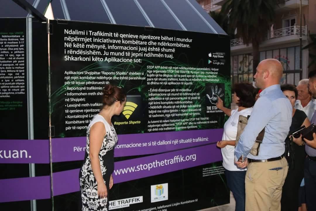 UN Gift Box Anti-Human Trafficking Campaign in Saranda