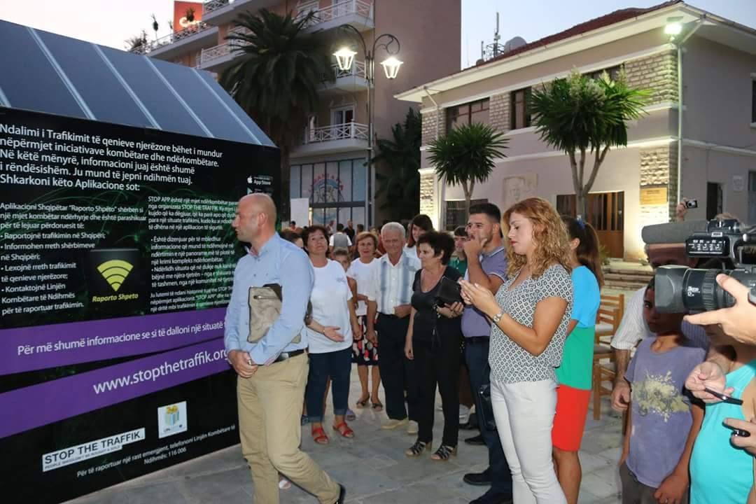 UN Gift Box Anti-Human Trafficking Campaign in Saranda