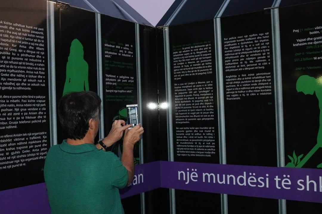 UN Gift Box Anti-Human Trafficking Campaign in Saranda