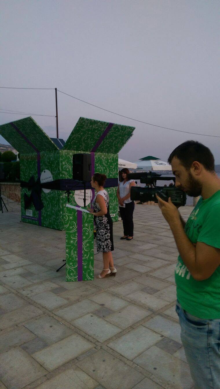 UN Gift Box Anti-Human Trafficking Campaign in Saranda
