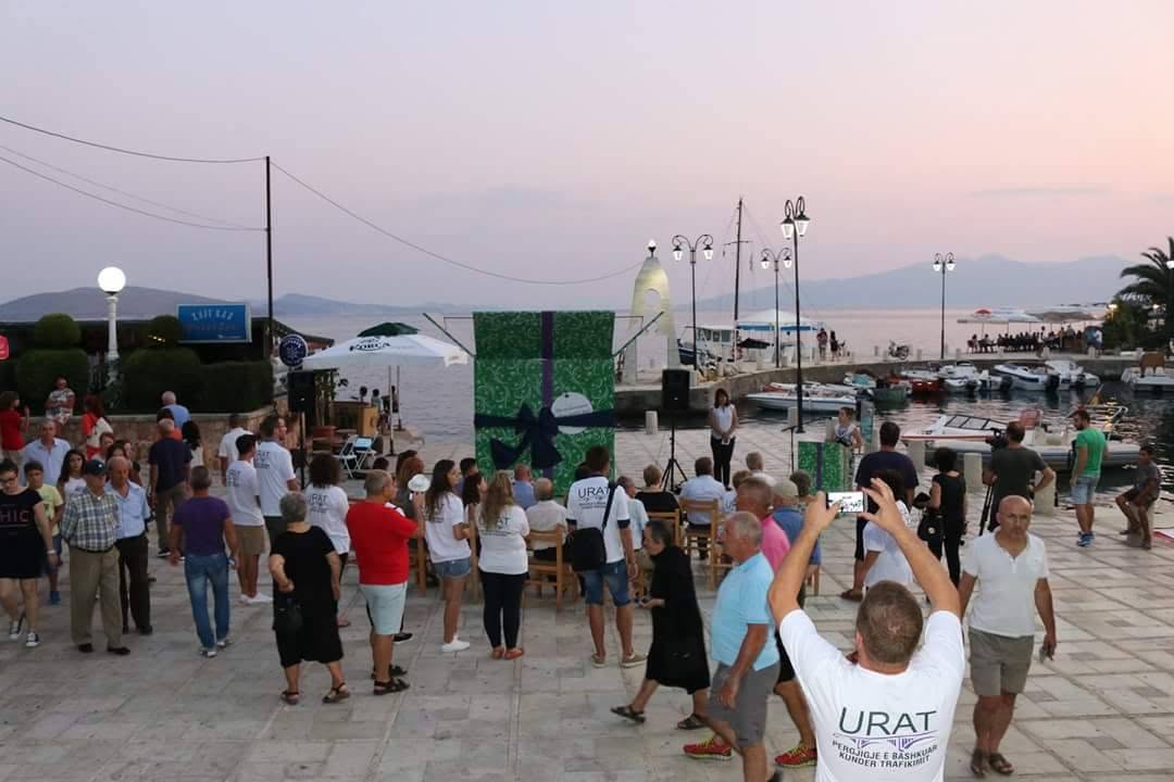 UN Gift Box Anti-Human Trafficking Campaign in Saranda