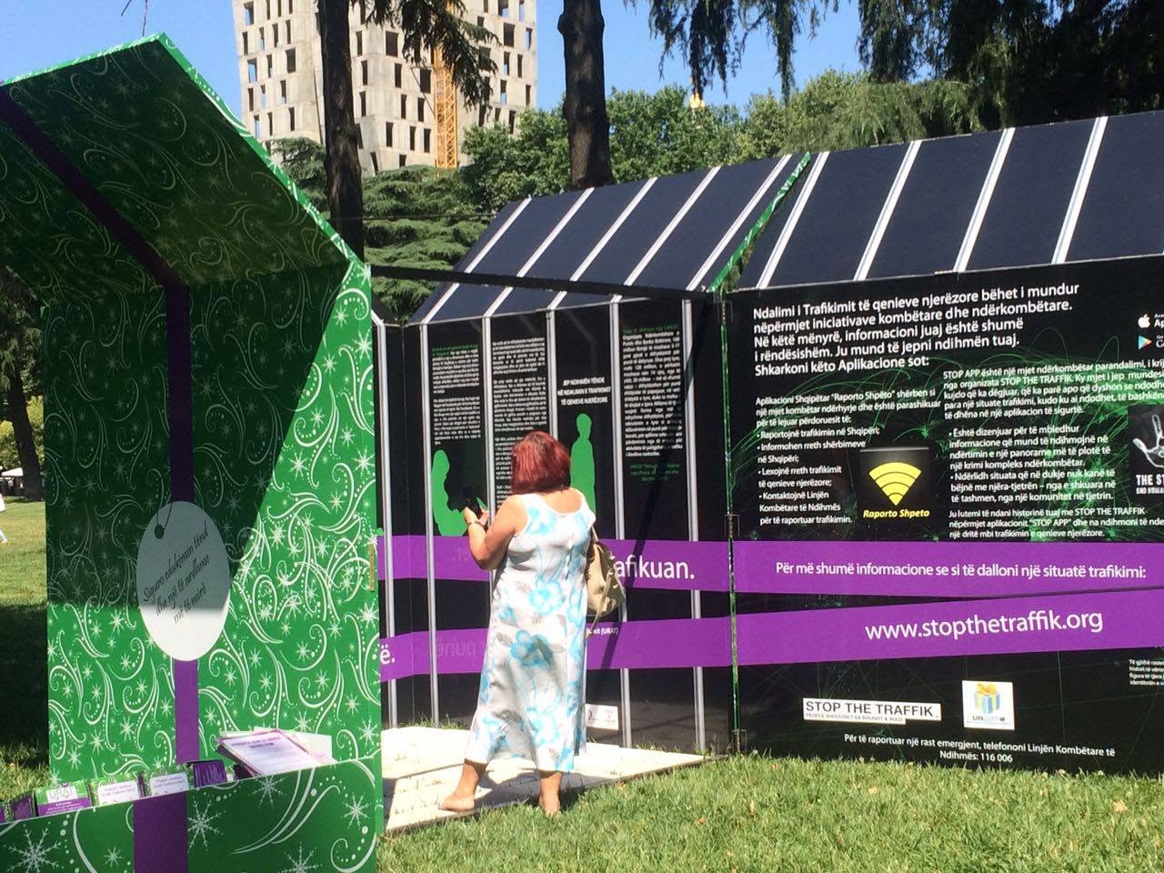 UN.Gift Box Anti-Human Trafficking Campaign in Tirana